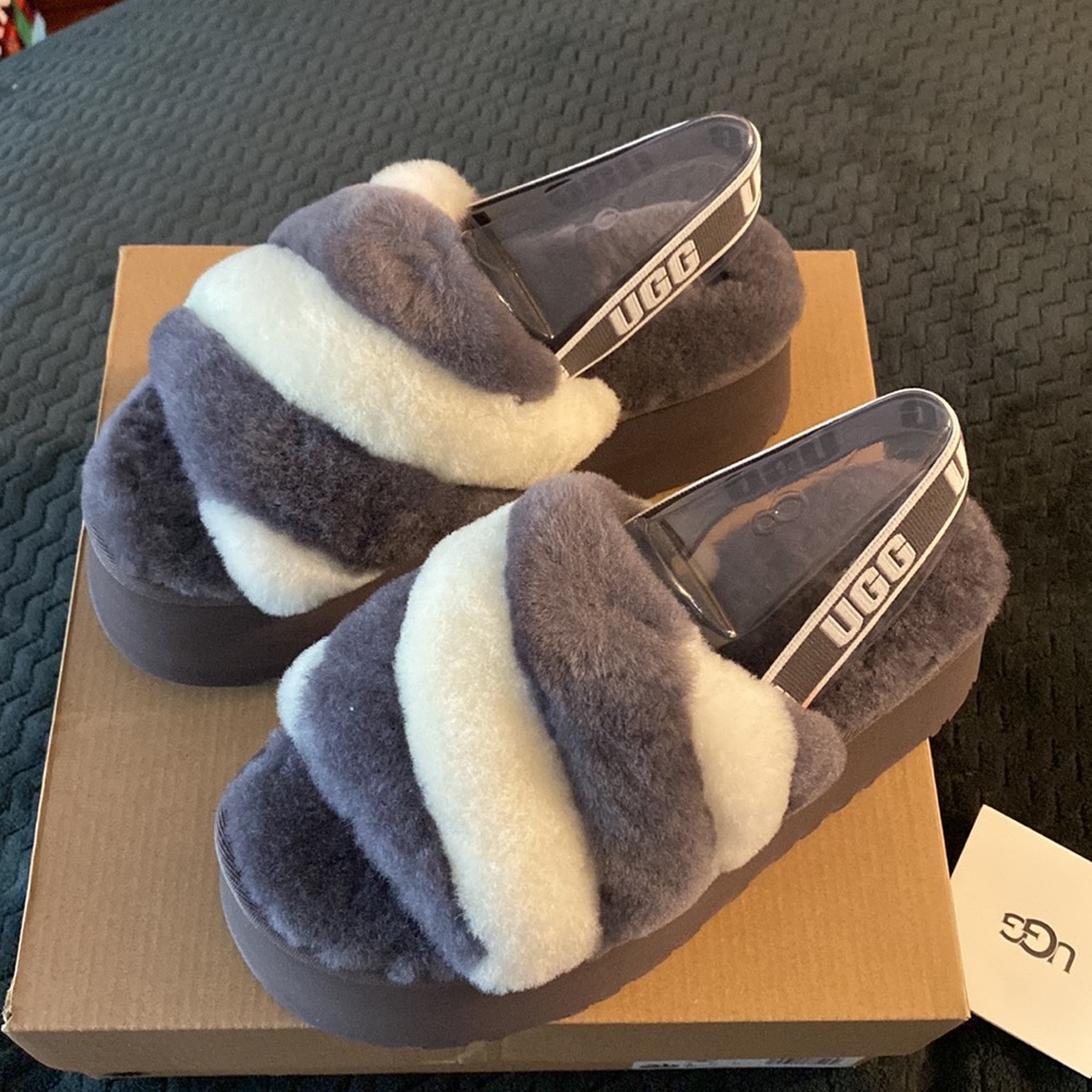 UGG Disco Genuine Shearling Slingback Slipper.